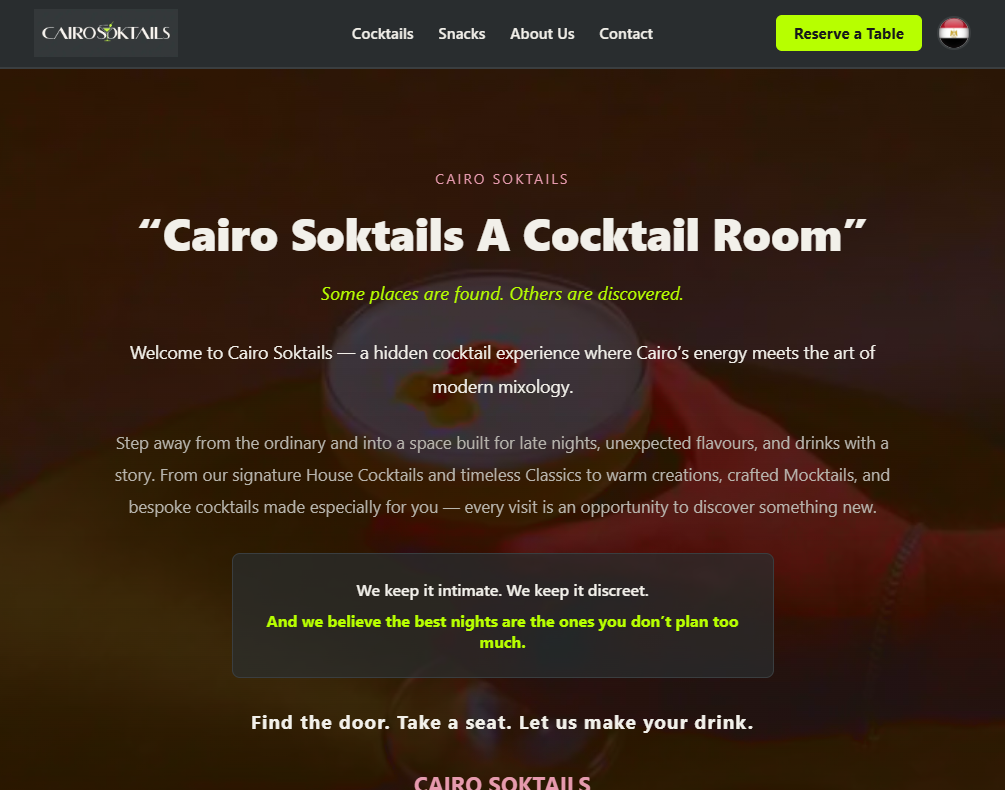 Cairo Soktails